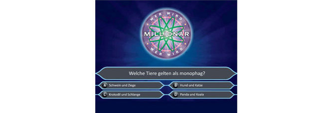 Die 64000-Euro-Frage vom 24. November 2008 in der RTL-Sendung "Wer wird Millionär".
